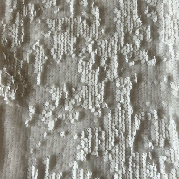 Iris Setlakwe White Size XS Beaded Ruffle Tank Imported Canadian Designer - Picture 10 of 10